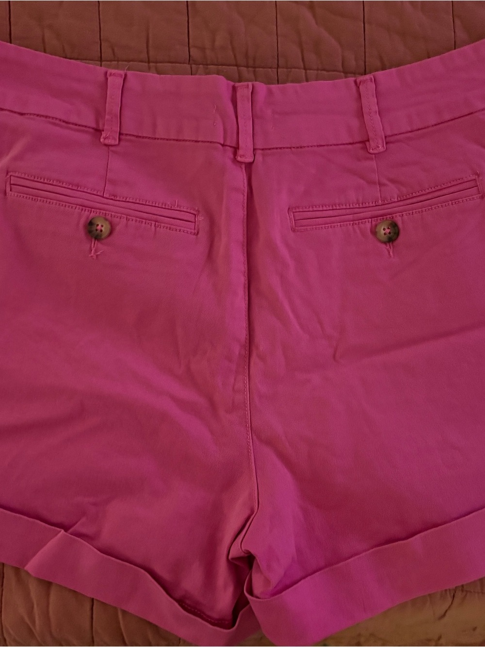 Women’s Pink Rolled-Hem Shorts